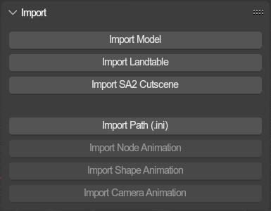 Import Panel